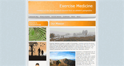Desktop Screenshot of exercisemed.org
