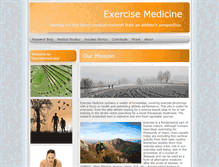 Tablet Screenshot of exercisemed.org